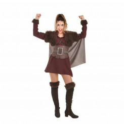 Masquerade costume for adults Brown Female Viking