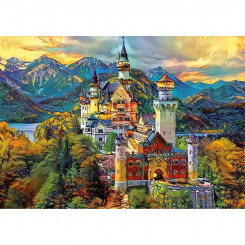 Puzzle Educa Neuschwanstein Castle 1000 Pieces, parts