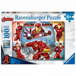 Puzzle Ravensburger Iron Man 100 Pieces, parts