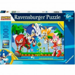 Puzzle Ravensburger Sonic 100 Pieces, parts