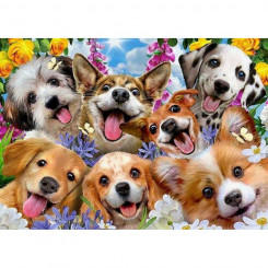 Puzzle Educa Doggy selfie 1000 Pieces, parts