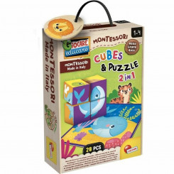 Educational game three in one Lisciani Giochi Cubes & Puzzle