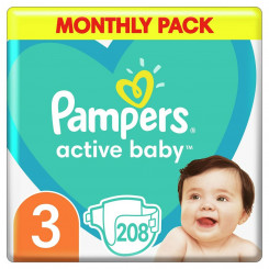Disposable diapers Pampers S3 3