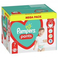 Disposable diapers Pampers Pants (74 Units)