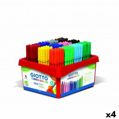 Set of felt-tip pens Giotto Turbo Color Multicolor (4 Units)