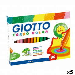 Набор фломастеров Giotto Turbo Color Multicolor (5 шт.)