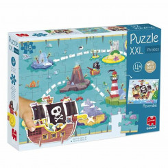Children's puzzle Diset XXL Pirate ship 48 Pieces, parts