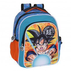 Рюкзак школьный Dragon Ball Синий Оранжевый 26 х 31 х 12 см