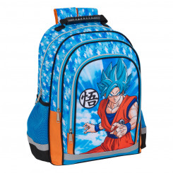 Рюкзак школьный Dragon Ball Синий Оранжевый 30 х 41,5 х 17 см