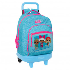 School bag with wheels LOL Surprise! Divas Blue 33 X 45 X 22 cm