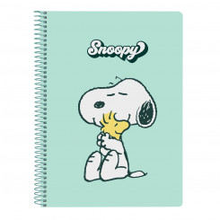 Notebook Snoopy Groovy Green A5 80 Sheets