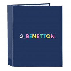 Папка-регистратор Benetton Cool Navy blue A4 27 x 33 x 6 см