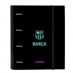 Ring binder FC Barcelona Black 27 x 32 x 3.5 cm