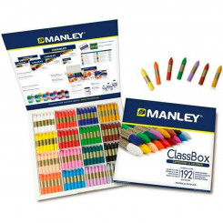 Colored semi-fat pencils Manley MNC00192 192 Pieces, parts