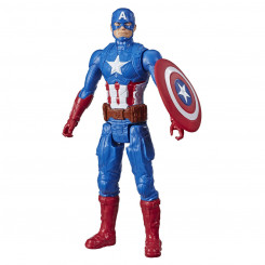 Liigestega kuju The Avengers Titan Hero Captain America	 30 cm