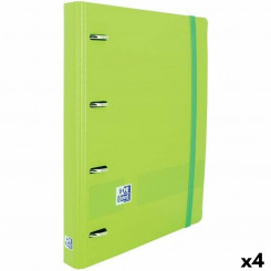 Ring binder Oxford Live & Go Green A4+ (4 Units)