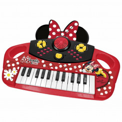 Mänguklaver Minnie Mouse Punane Elektrooniline