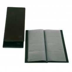 Card holders Grafoplas PVC Black 29 x 14 cm
