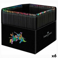 Colored pencils Faber-Castell Black Edition Multicolor (6 Units)
