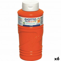 Краска для пальцев Giotto Оранжевая 750 мл (6 шт.)