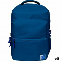 School backpack Oxford B-Ready Oxfbag Sea blue 42 x 30 x 15 cm (5 Units)