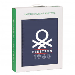 Набор канцелярских товаров Benetton Varsity Grey Navy 2 шт., детали