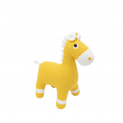 Мягкая игрушка крючком AMIGURUMIS MINI Желтая Лошадь 38 х 42 х 18 см