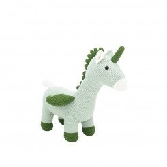 Soft toy Crochetts AMIGURUMIS MINI Green Unicorn 51 x 42 x 26 cm