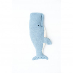 Soft toy Crochetts OCÉANO Light blue Whale 28 x 75 x 12 cm