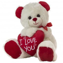 Мягкая игрушка Creaciones Llopi I love you Bear Heart 28 см