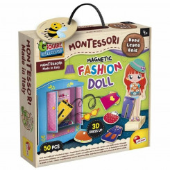 Educational game three in one Lisciani Giochi Magnetic Fashion Doll (FR)