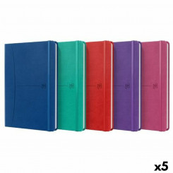 Notebook Oxford Signature Multicolor A5 80 Sheets (5 Units)