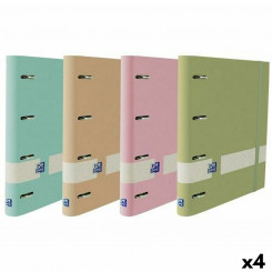 Ring binder Oxford Nature Multicolor A4+ (4 Units)