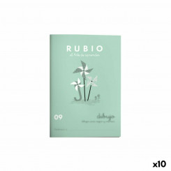 Альбом для рисования Rubio Nº09 A5, испанский (10 шт.)