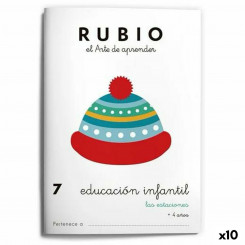Early Childhood Education Notebook Rubio Nº7 A5 hispaania (10 Ühikut)