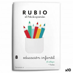 Тетрадь для дошкольного образования Rubio Nº8 A5 Испания (10 шт.)
