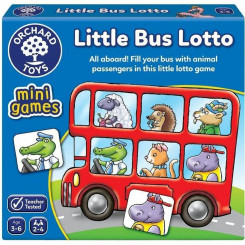 Hariv mäng kolm ühes Orchard Little Bus Lotto (FR)
