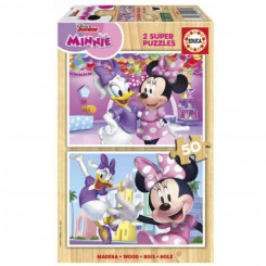 Laste pusle Minnie Mouse 50 Tükid, osad