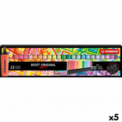 Set of Glow-in-the-Dark Markers Stabilo Boss Arty Multicolor (5 Units)