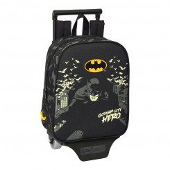 School bag with wheels Batman Hero Black (22 x 28 x 10 cm)