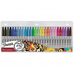 Set of felt-tip pens Sharpie 2061129 Permanent Multicolor 28 Pieces, parts