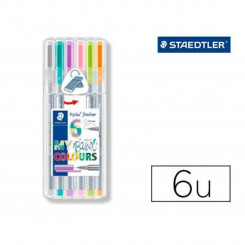 Set of felt-tip pens Staedtler 334 SB6CS1 (6 Units)