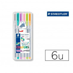 Set of felt-tip pens Staedtler 334 SB6CS3 (6 Units)