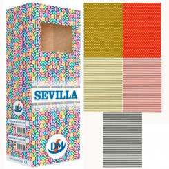 Gift packaging DM Sevilla Multicolor Roll 70 x 200 cm (50 Units)
