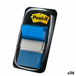 Kleepuvad Märkmepaberid Post-it Index 680 Sinine 25 x 43 mm (36 Ühikut)
