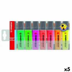 Set of Glow-in-the-Dark Markers Stabilo Boss Multicolor (5 Units)