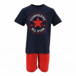 Children's Sportswear Converse Blue Red Multicolor 2 Pieces, parts