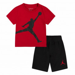 Laste Spordikostüüm Nike Must Punane Mitmevärviline 2 Tükid, osad