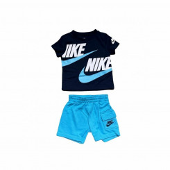 Детский спортивный костюм Nike Knit Blue 2 шт, детали