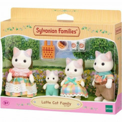 Dollhouse Accessories Sylvanian Families 5738 Latte Cat Family